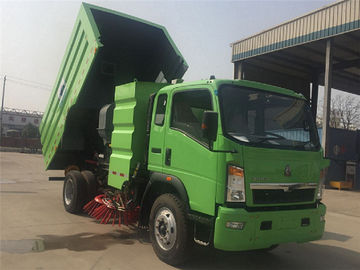 China SINOTRUK HOWO 4X2 Achsen des Straßen-Kehrmaschine-LKW-2 für Reinigungslandstraßen/Stadtstraßen fournisseur