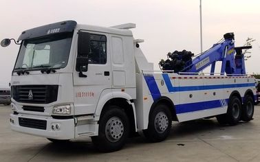 China Wrecker-Abschleppwagen-Hochleistungsart 4 Achsen 12 Howo 8x4 371hp dreht 25 Tonnen fournisseur