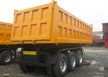 China 3 Achsen-Kipplaster-Anhänger 20 Tonne 30 Tonne 40 Tonne 50 Tonne für Baumaterial fournisseur