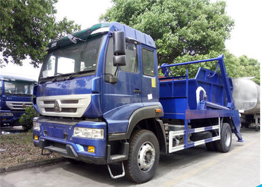 China Schwingarm-Müllwagen SINOTRUK HOWO 4X2 5CBM für städtischen Abfall räumen auf fournisseur
