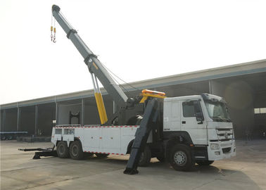 China 8x4 12 Räder 371hp Wrecker-Abschleppwagen-harte Beanspruchung 50 Tonnen Straßen-Wiederaufnahme-LKW- fournisseur