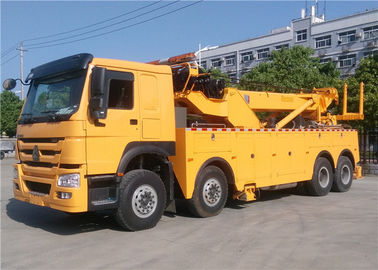 China Geschäftemacher HOWO 12 50 Tonnen-Abschleppwagen, 360 Grad Flachbettabschleppwagen drehend fournisseur