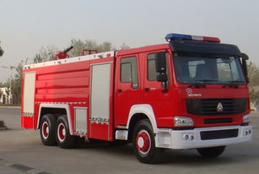 China Wasser-und Schaum-Löschfahrzeug-LKW, HOWO 290 Pferdestärken-schwerer Rettungs-Löschfahrzeug-Wasser-Behälter fournisseur