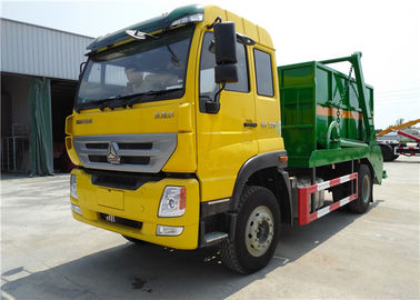 China Sinotruk Homan 4x2 220hp 10m3 hydraulische Schwingarm-Art des Lader-Abfall-Verdichtungsgerät-LKW-10cbm fournisseur