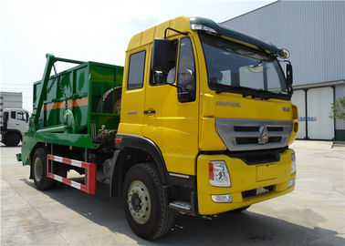 China Homan fegte Körper-Müllabfuhr-Schwingarm-Müllwagen, Sprungs-Lader-Müllwagen fournisseur