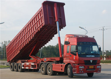 China Drei-Achsen-Kipplaster-Anhänger 40 Tonnen 60 Tonnen 35M3-Enden-Kipper-halb Anhänger-für Mineral fournisseur