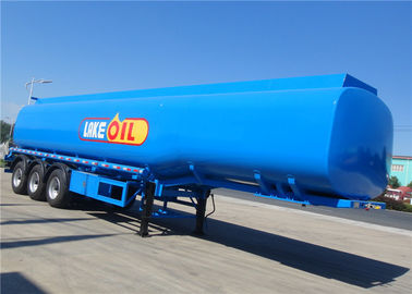 China 3 Achsen 45000 50000 Liter Stahlaluminiumöl-Lieferungs-Tanker-Dieselkraftstoff-Tanker-Behälter-halb Anhänger fournisseur