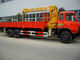 Stabiles Dongfeng 6x4 LKW des 10 Tonnen-Kran-LKW-/3 Achse für Baumaterialien fournisseur