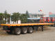 40ft/45ft Behälter-Lasts-Anhänger, 2 Achsen-halb Anhänger 30 Tonnen 35 Tonnen fournisseur