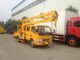 Luftpritschenwagen Dongfeng 16m, Fahrzeug die genehmigten brachte Arbeitsbühnen CCC an fournisseur