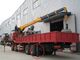 Angebrachter Kran Howo XCMG LKW 50 Tonnen-teleskopischer hydraulischer Kran für das Transportieren der Fracht fournisseur