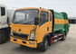 HOWO 4X2 8m3 Abfall-Kollektor-LKW des Abfall-Verdichtungsgerät-LKW-5tons drückte Müllwagen zusammen fournisseur