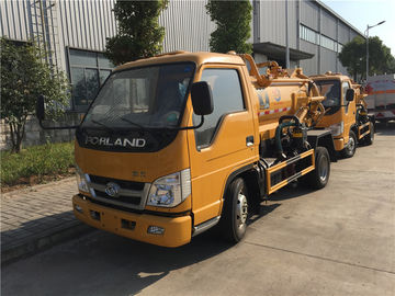 China Forland 4x2 5000L Abwasser-Saug-LKW des Tanklastzug-Anhänger-2 der Achsen-5m3 fournisseur