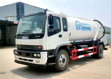 China Tanklastzug-Anhänger 6 ISUZUS 4x2 dreht Abwasser-Tankwagen 8M3 8000L Vakuum fournisseur