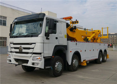 China Berufswrecker-Abschleppwagen 8x4 371hp 40T 12 dreht 40 Tonnen Werbungs-Abschleppwagen fournisseur