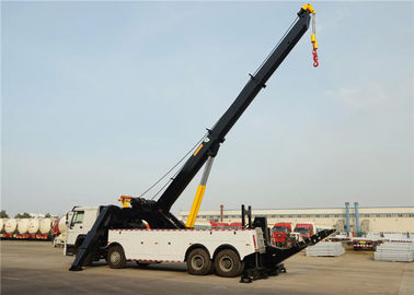 China Hochleistungswrecker-Abschleppwagen 8x4 12 dreht 371hp 50tons 50T für Straßen-Rettung fournisseur