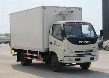 China Rad-kleiner gekühlter Kasten-LKW FOTON 6, 3 Tonnen Kühlschrank-Gefrierschrank-LKW- fournisseur