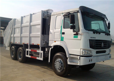 China Geschäftemacher HOWO 10 drückte hinteres Verdichtungsgerät Lader-20CBM 20M3 Kompression Müllwagen zusammen fournisseur