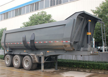 China 3 Dumpanhänger der Achse 24CBM 24M3 40 Tonnen U-Form-Kipper-halb Anhänger-für BAUXIT Transport. fournisseur