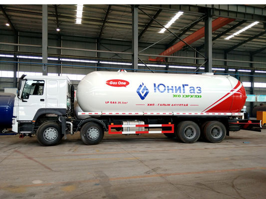kaufen Tanklastzug Sinotruk HOWO 35.5m3 LPG, Flüssiggas-Lieferwagen für Kochgas Online-Herstellung