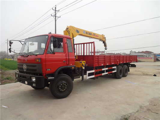 kaufen Stabiles Dongfeng 6x4 LKW des 10 Tonnen-Kran-LKW-/3 Achse für Baumaterialien Online-Herstellung