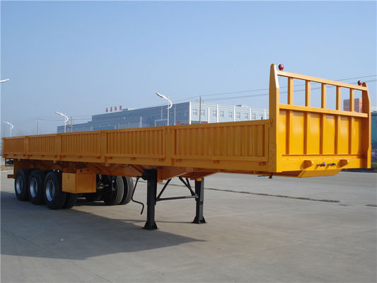 kaufen 40ft 3 Anhänger der Achsen-harten Beanspruchung halb 45 Tonnen 50 Tonnen Dropside-Tropfen-Wand-Seiten-halb Anhänger- Online-Herstellung