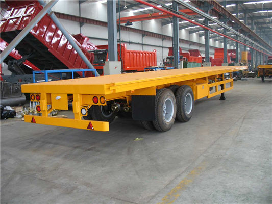 kaufen 40ft/45ft Behälter-Lasts-Anhänger, 2 Achsen-halb Anhänger 30 Tonnen 35 Tonnen Online-Herstellung