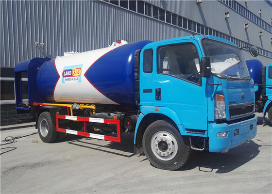 kaufen 4x2 12CBM 5 Tonne 6 Tonnen LPG-Lieferwagen-12000L Farbe-besonders angefertigt für HOWO Online-Herstellung