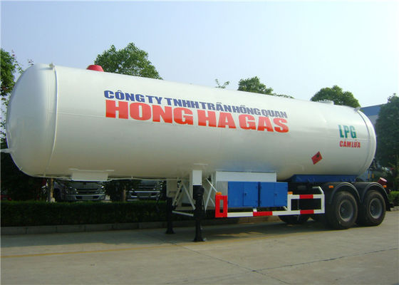 kaufen 2 Achse 40000L 40M3 20 Tonnen-Flüssiggas-Behälter-Anhänger, Behälter-halb Anhänger 56M3 LPG Online-Herstellung