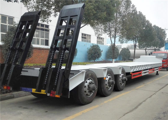 kaufen 60 Tonnen - 100 Tonne Lowboy-Anhänger, niedrige des Bett-Achsen halb Anhänger-2/3 Achsen/4 Achsen Online-Herstellung