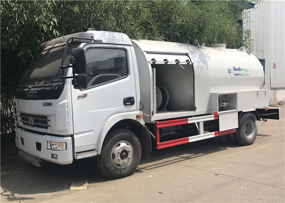 kaufen 6m3 3 6000l Bobtail Lpg Tonnen LKW-, Räder Dongfeng 6 füllender Zufuhr-LKW Lpg Online-Herstellung