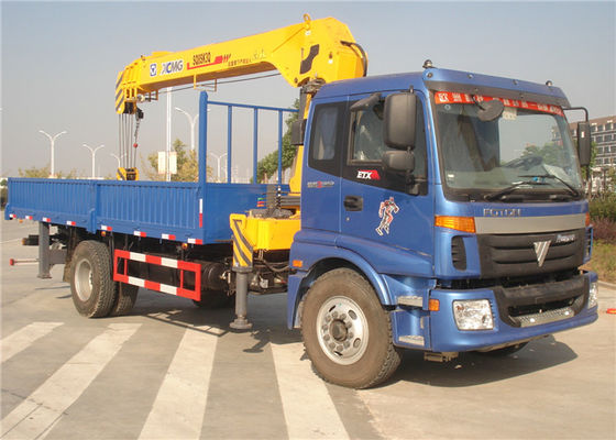kaufen Brachte Sino LKW Chinas LKW-FOTON 4x2 Kran 8 Tonnen Fracht angebrachte gerade des Arm-XCMG Kran-an Online-Herstellung