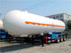 25 Tonnen Flüssiggas-Tanklastzug des Tanklastzug-Anhänger-3 der Achsen-Q345R 50000L 50M3 25T fournisseur