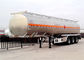 Öl-Transport-Behälter-Anhänger des Aluminiumlegierungs-Tankfahrzeug-LKW-Anhänger-3 der Achsen-42000L 42cbm fournisseur