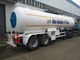 40 CBM der Tanklastzug-Anhänger 20 Tonnen verflüssigte Erdöl-Tanker-Anhänger fournisseur