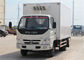 Rad-kleiner gekühlter Kasten-LKW FOTON 6, 3 Tonnen Kühlschrank-Gefrierschrank-LKW- fournisseur