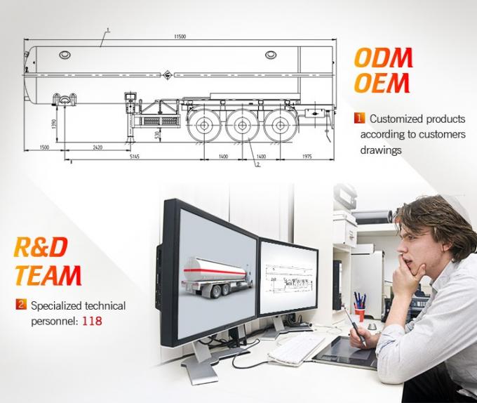 Des behälterdumps des heißen Verkaufs 2015 Flachbettanhängergebrauch halb für Containertransport