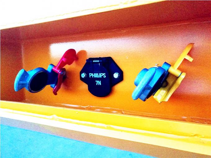 Tonne Chinas berühmter CLW 40-60 Flachbett-Bagger-LKW-Anhänger und niedrige Flachbettauflieger