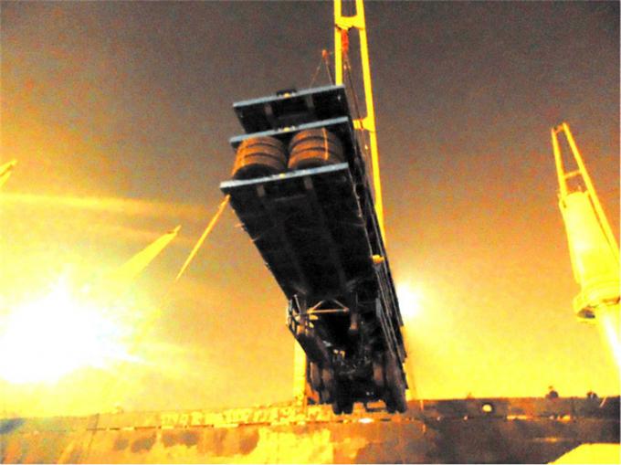 Tonne Chinas berühmter CLW 40-60 Flachbett-Bagger-LKW-Anhänger und niedrige Flachbettauflieger