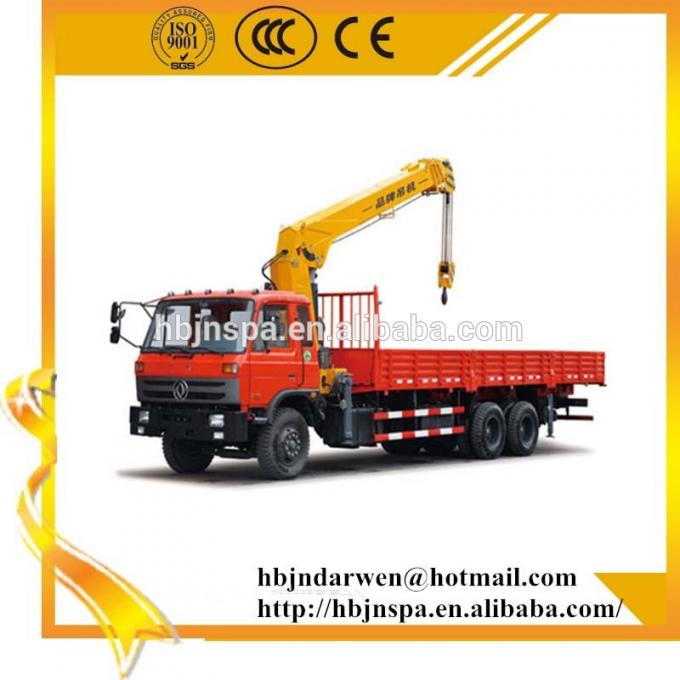 LKW Chinas DONGFENG mit Kran 12ton mit Ziegelsteinzupacken für Verkauf